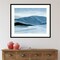 Indigo Range I (Mountain) by Annie Warren Wood Framed Wall Art Print